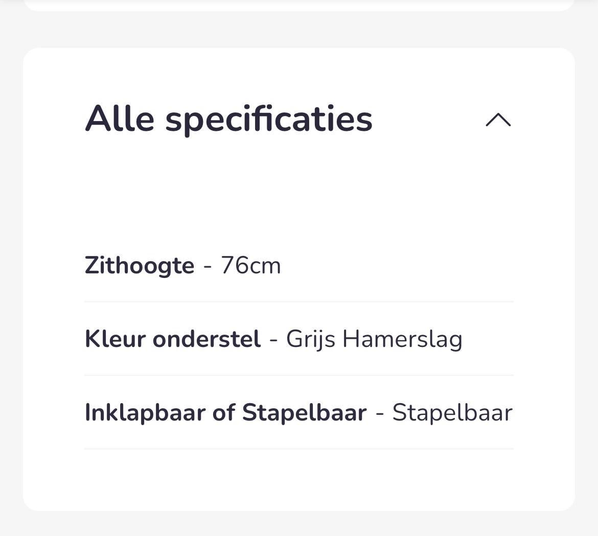 Stapelbare barkrukken 4 stuks