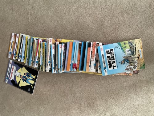 Blauwbloezen stripboeken nrs. 1 t/m 44 + nr. 47