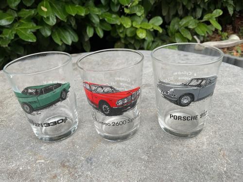 Ferrari , Porsche , Alfa Romeo glazen