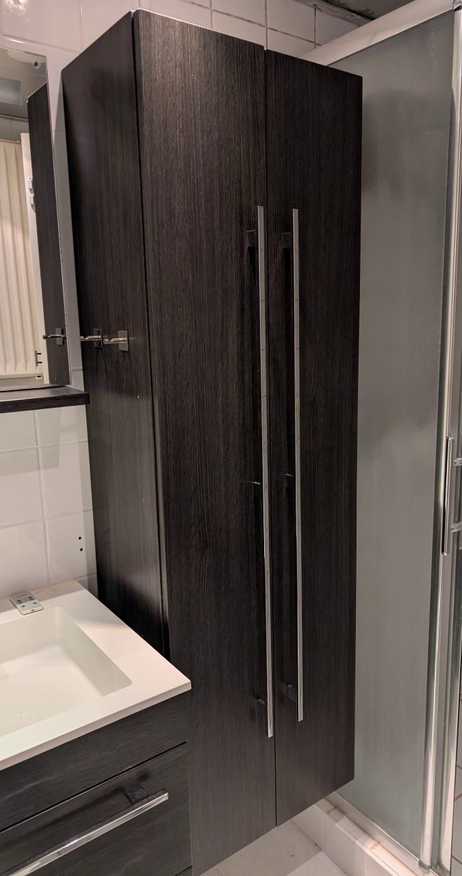 Hoge badkamer kast