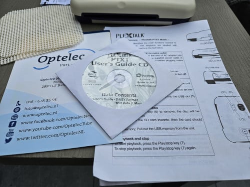 Werkende zgan Daisyspeler Plextor plextalk ptx1 pro in nette complete staat