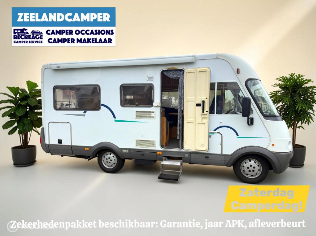 Hymer Onbekend b574 – ruime integraalcamper met vast bed én riant hefbed