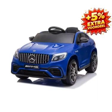 Elektrische Kinderauto 12V–Mercedes-Benz GLC 63S AMG | Blauw