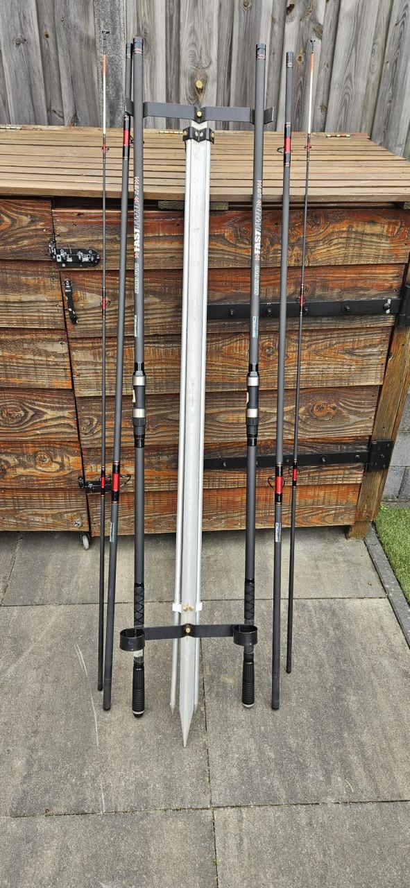 2 standhengels en 1 strandsteun