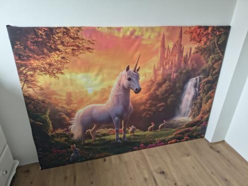 Betoverend canvas voor de prinsessenkamer