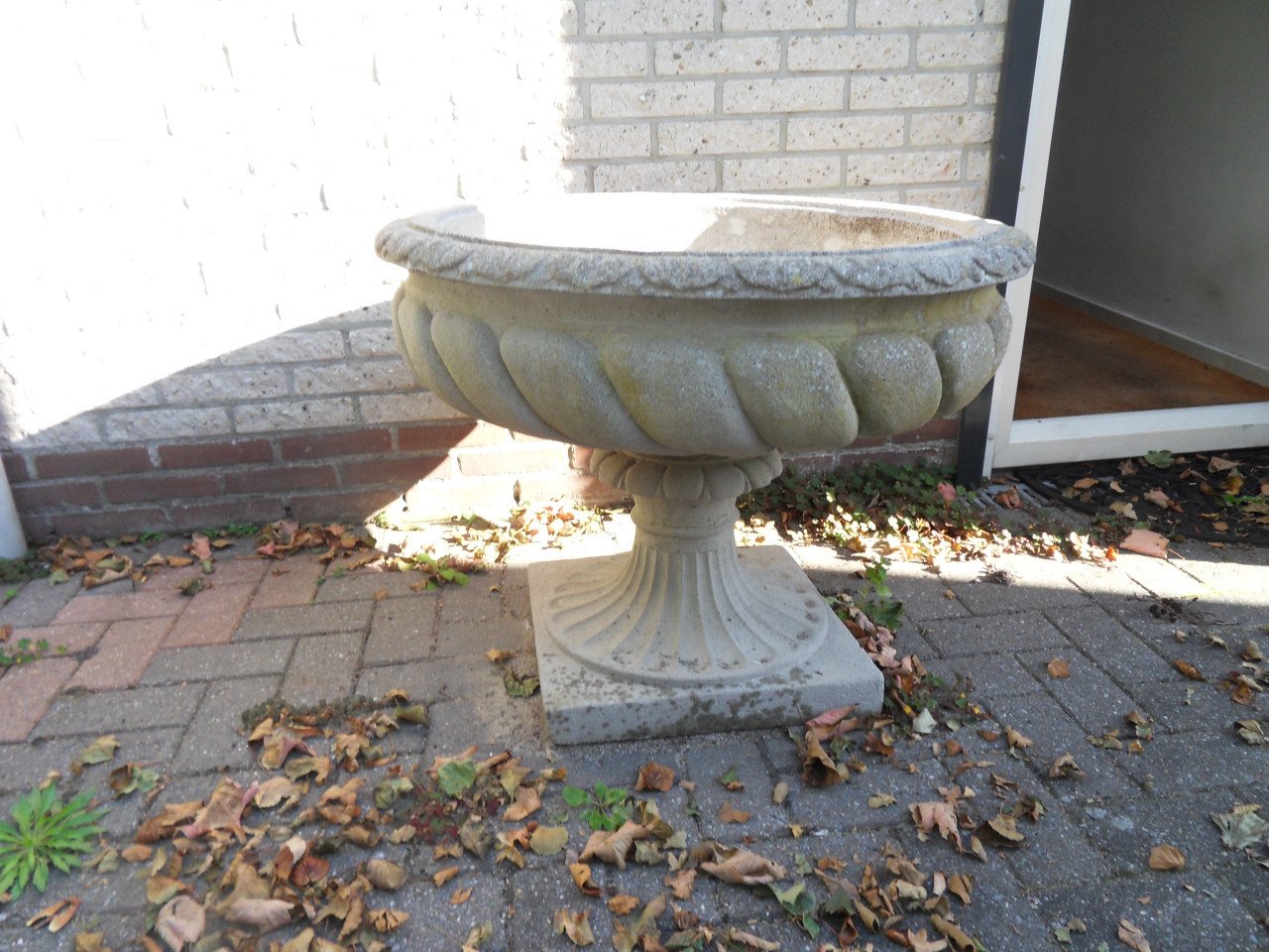 Grote bloembak ornament