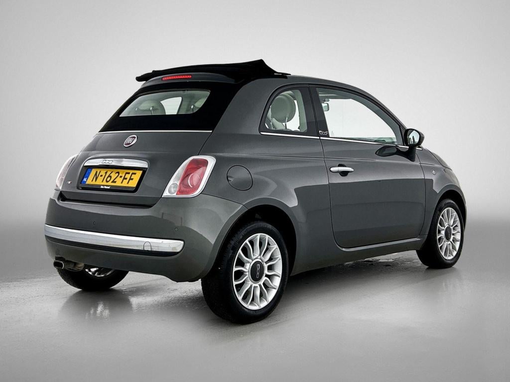 Fiat 500 C 1.2 lounge | lmv | parkeer sensoren | cabrio | airco | stoel ver