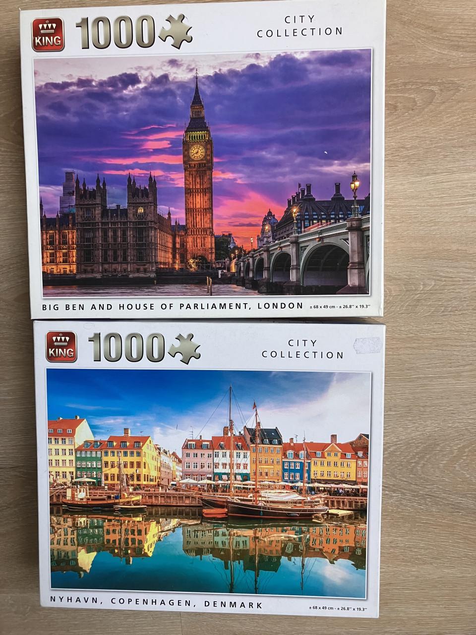 Legpuzzels 1000 stukjes. Merk King