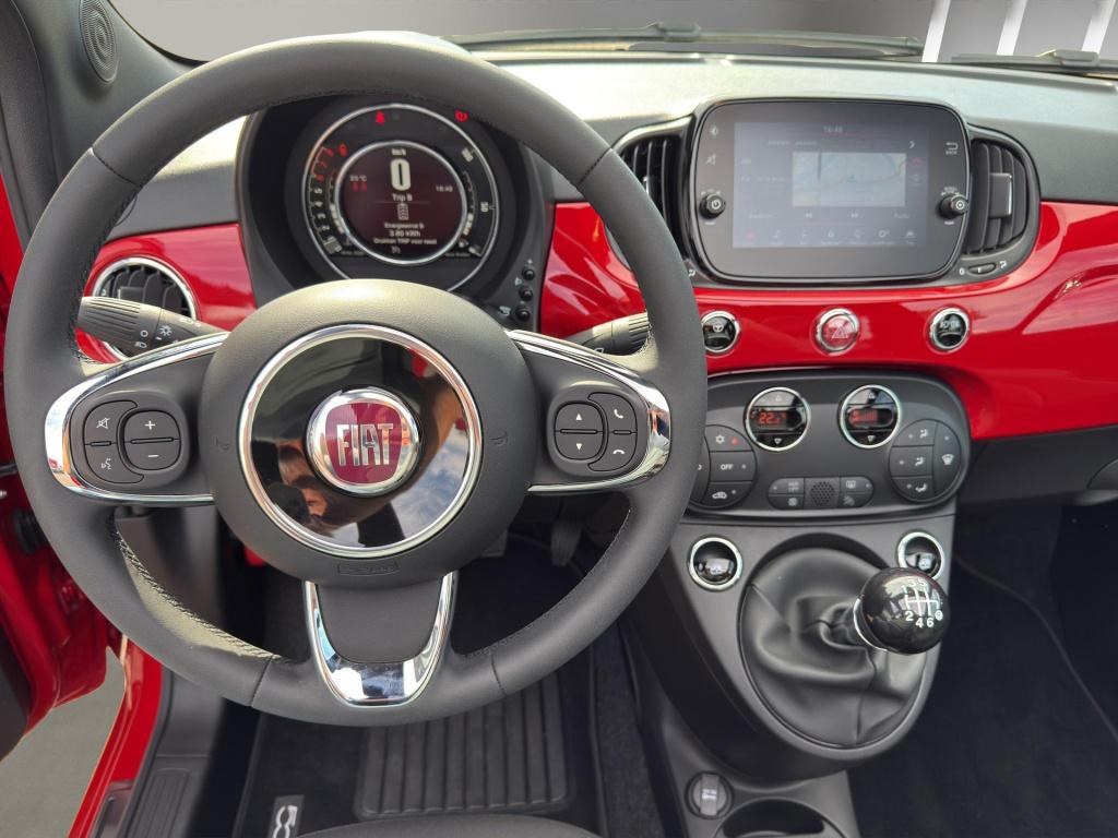 Fiat 500 C 1.0 hybrid | airco (autom) | navi | cruise c | 16 "| bluetooth |