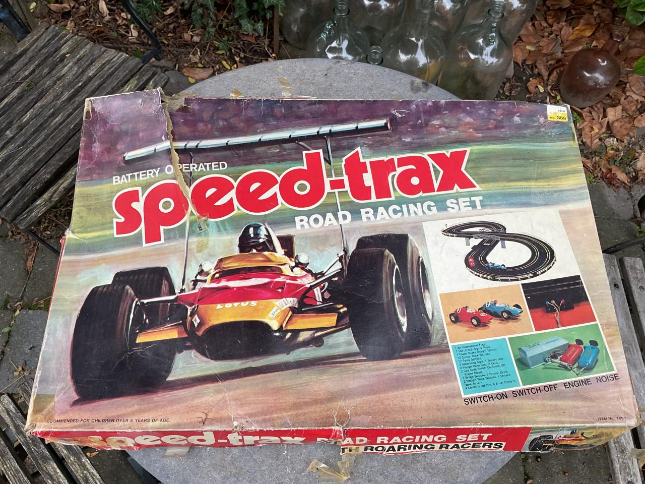 Vintage racebaan jaren 60-70