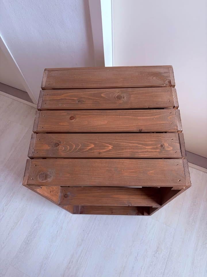 Houten platenkast