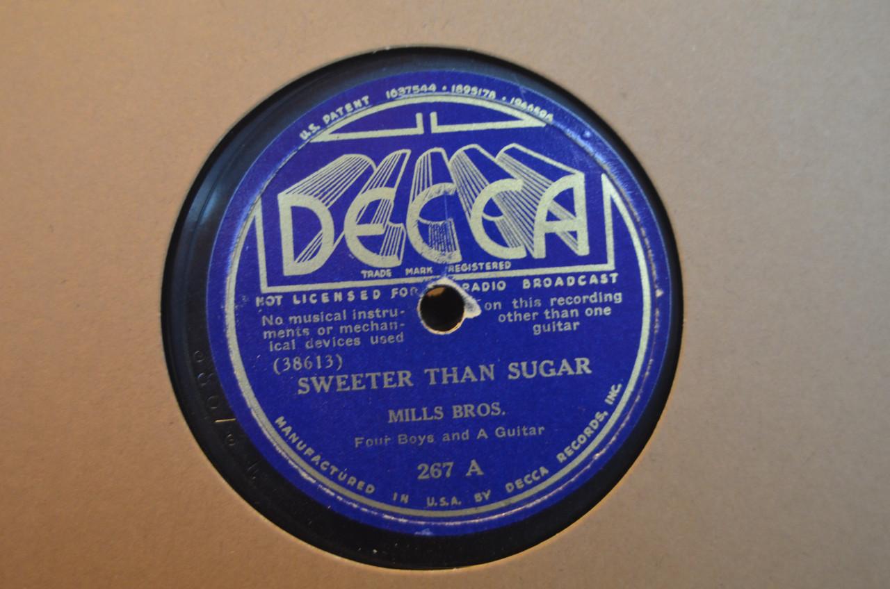 Bijzondere 78rpm Mills Brothers