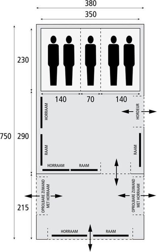Bardani Airspace 380TC (opblaastent)