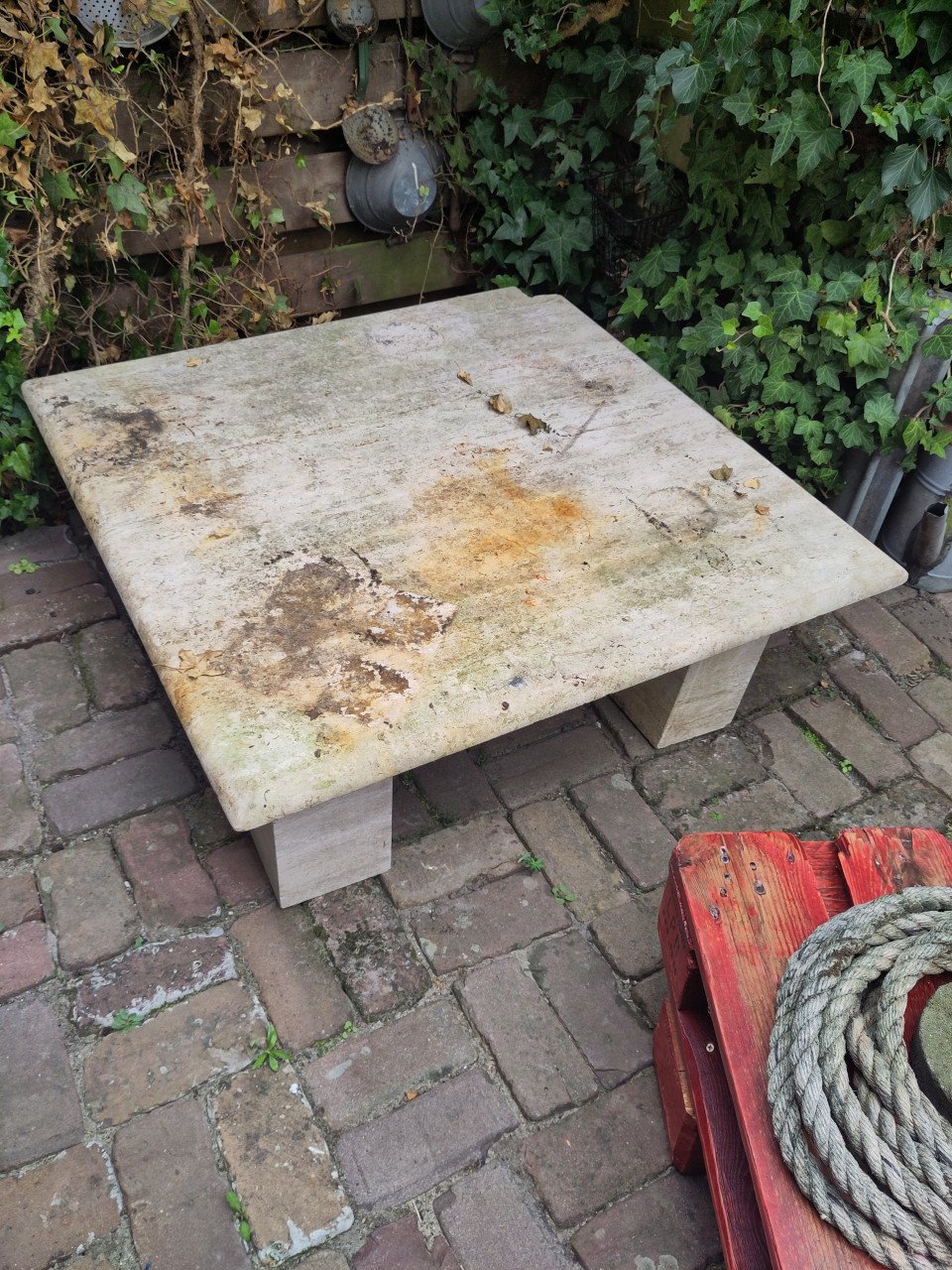 GRATIS massief MARMEREN TAFEL