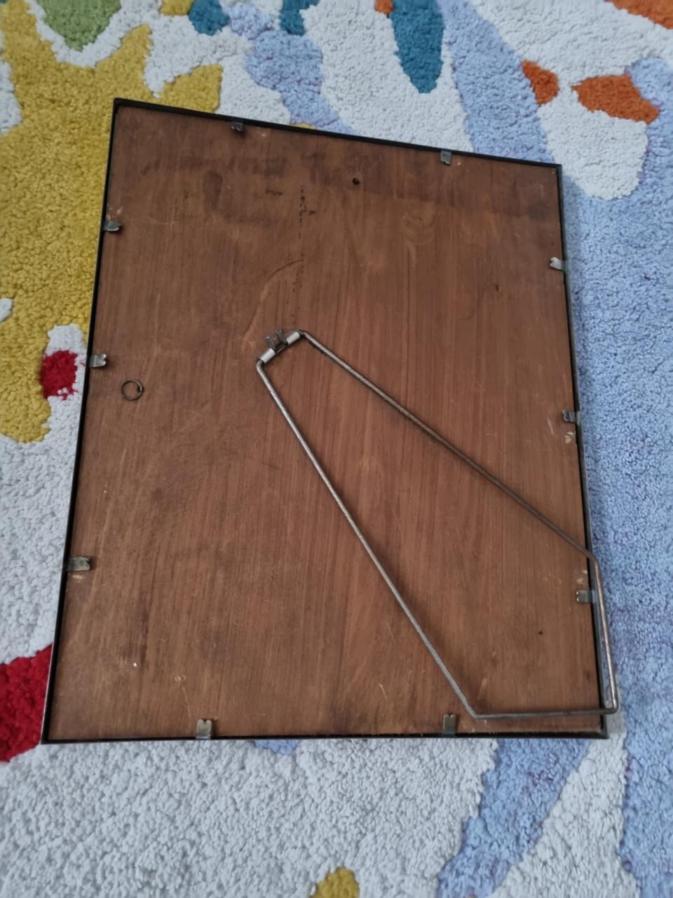 Fotolijst met metalen , versierde rand