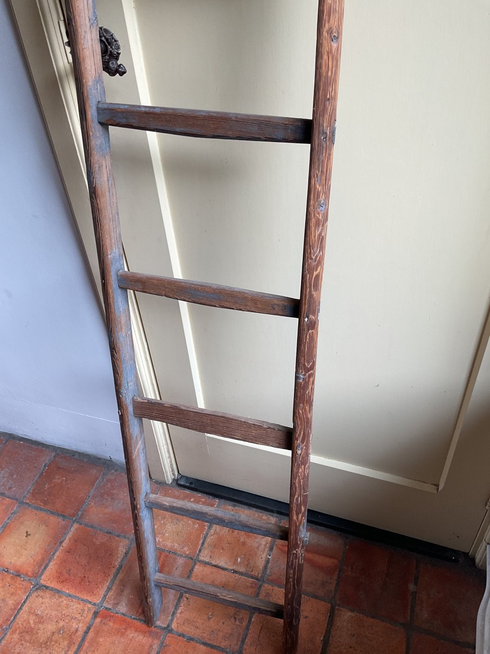 Oud houten laddertje