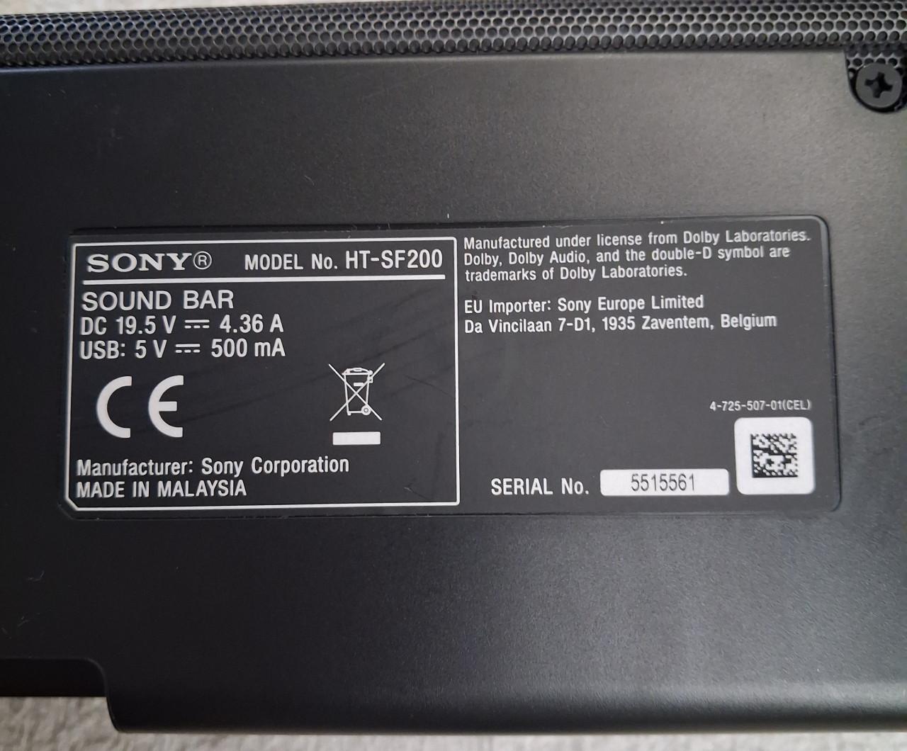 Party Speaker en een Soundbar.