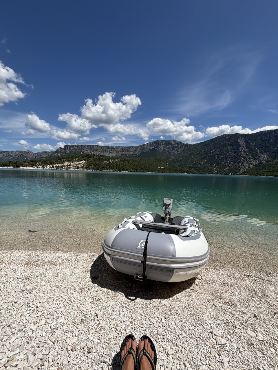Zodiac 310 alu rubberboot zgan