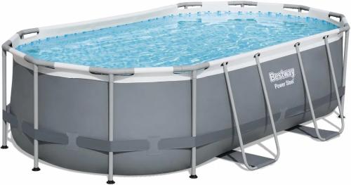 Bestway Power Steel zwembad grijs 427 x 250 x 100 cm