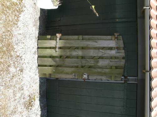 Houten tuinpoort