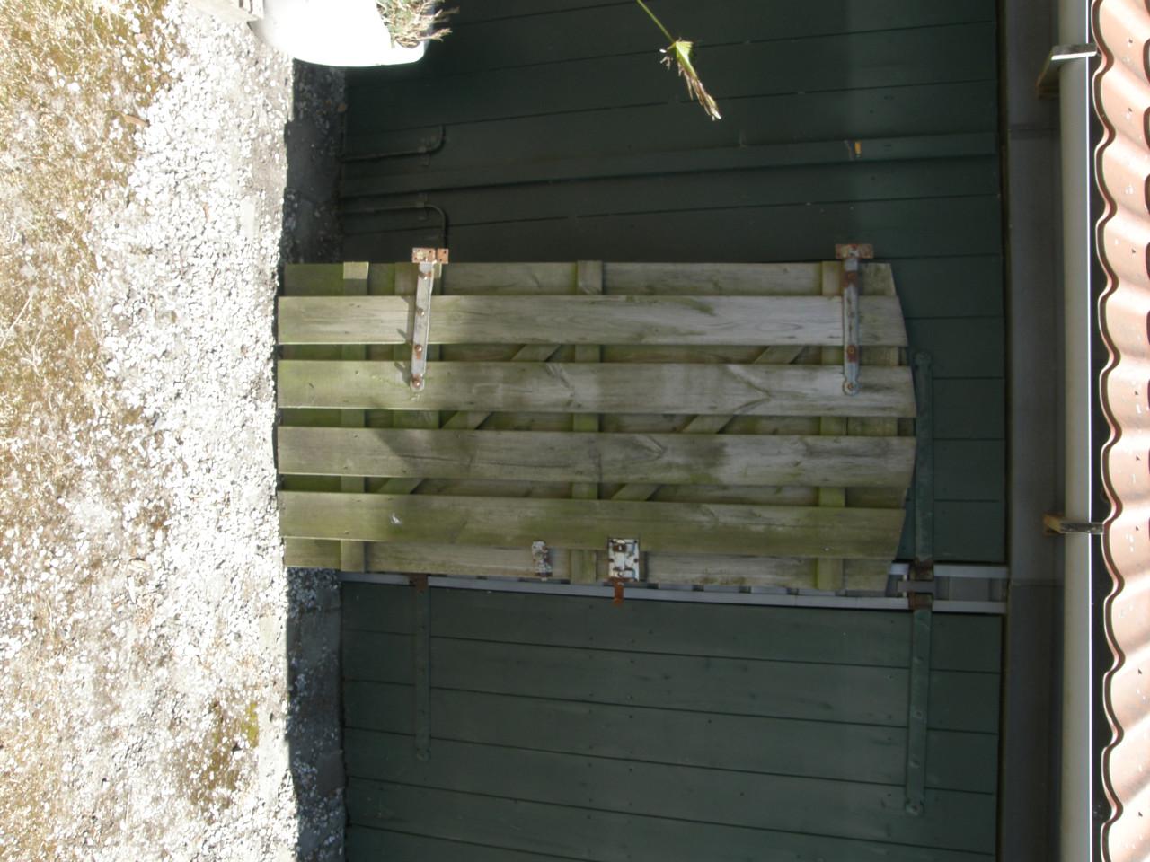 Houten tuinpoort