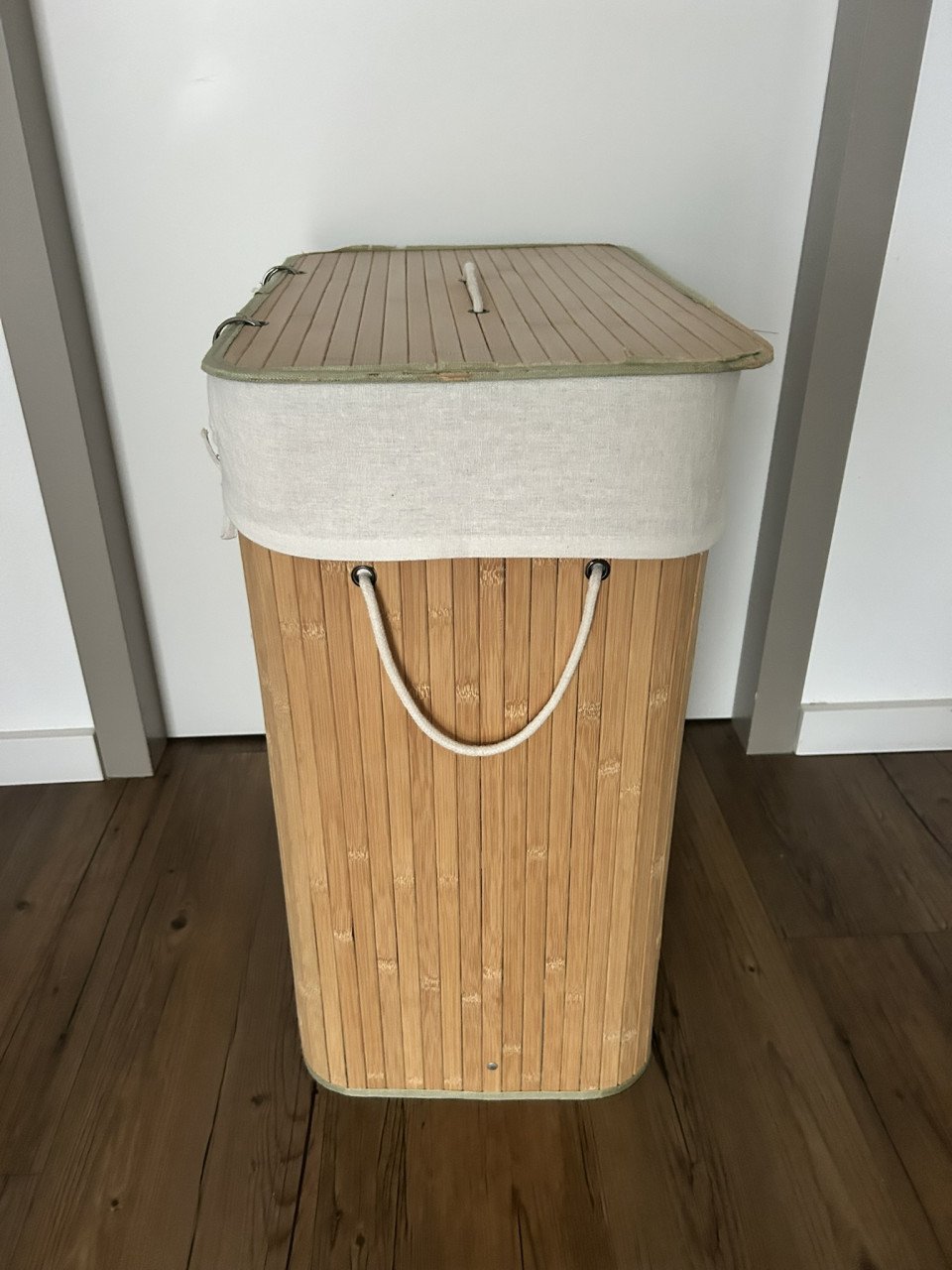 Wasmand met 2 vakken