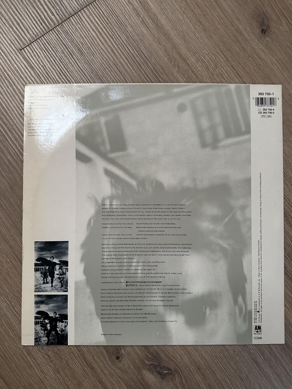 Sting - Dream of the Blue Turtles / vinyl LP