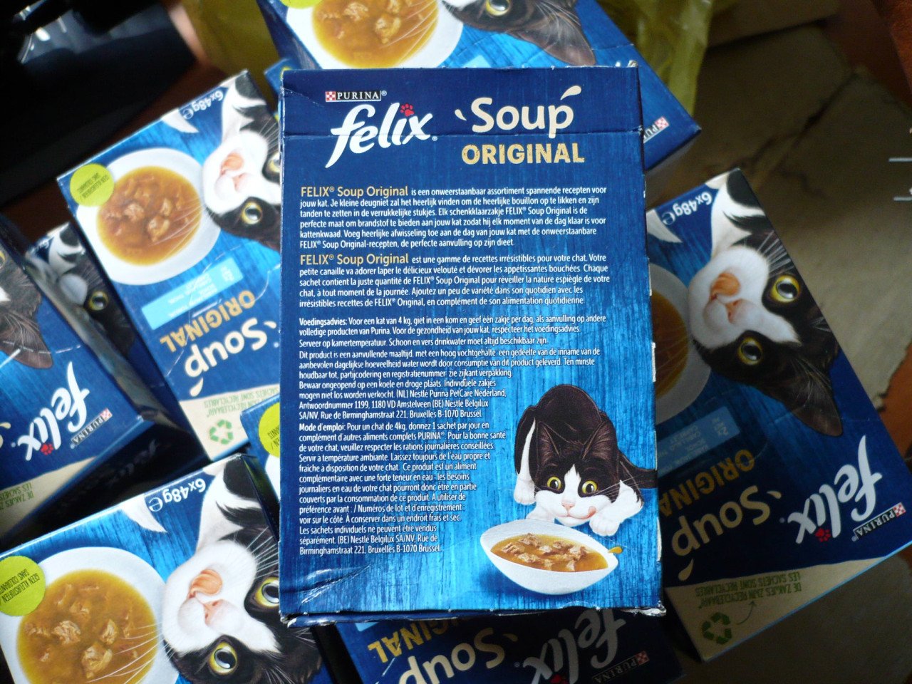 Felix Soup Kattenvoer 6 x 48 g`- 47 stuks