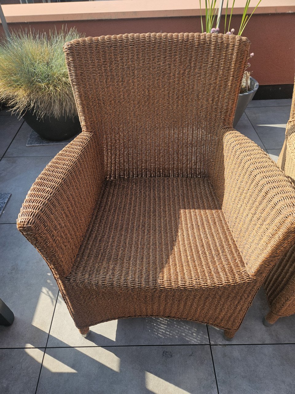 4 stoelen Sm design Lloyd loom