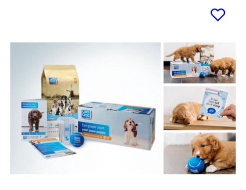 3 carocroc puppypakketten en doos puppymatjes 70 stuks GRATIS  ophalen