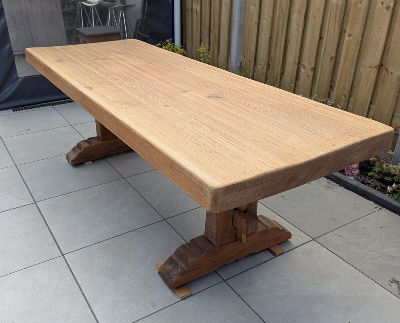 Kloostertafel, antiek 240 cm lang