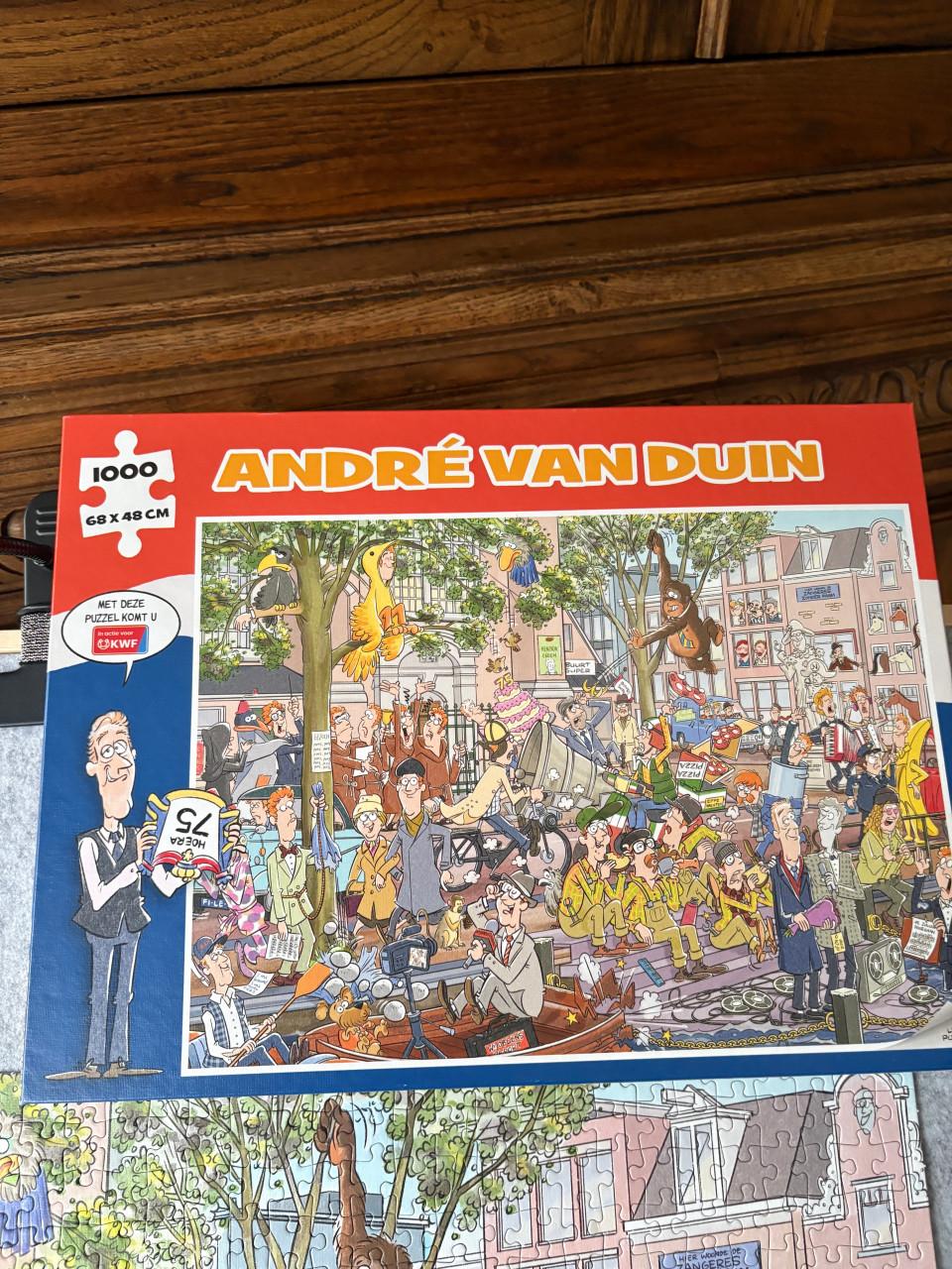 Puzzels oa  andre van duin en jan van Haasteren ook WasGij