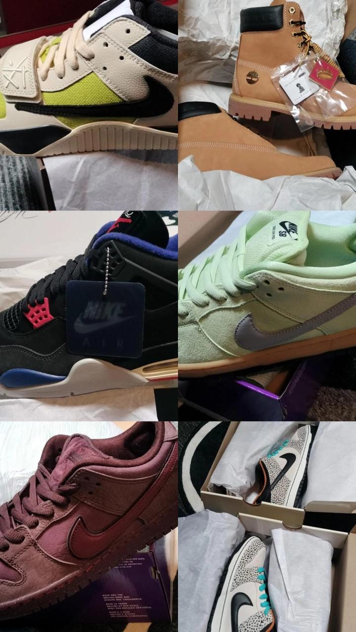 Te koop 48 paar schoenen collectie Nike Timberland nieuw