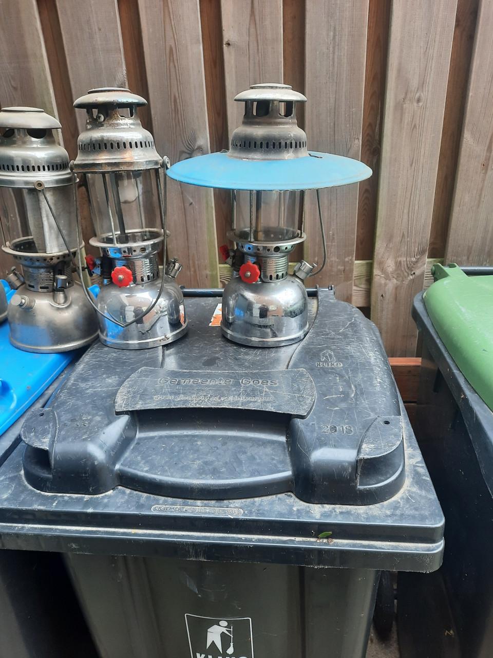 Te koop vislampen 5 stuks