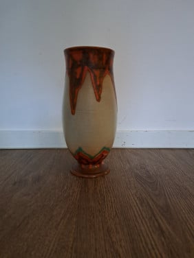 Vaas retro, plateelbakkerij Zuid Holland