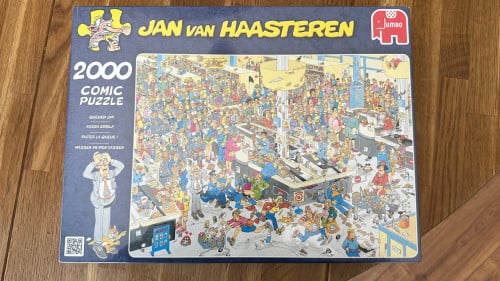 NIEUW Jan van Haasteren puzzel Kassa erbij! 2000 stukjes