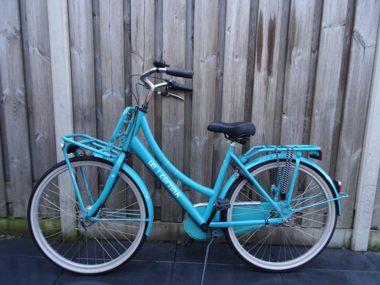 🚲 Cortina U4 Transport Meisjesfiets – 26 inch – Turkoois 💙
