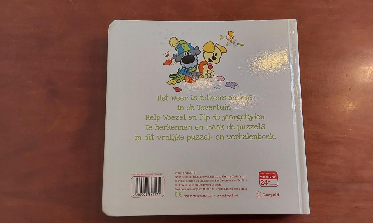 Originele Woezel en Pip puzzelboek