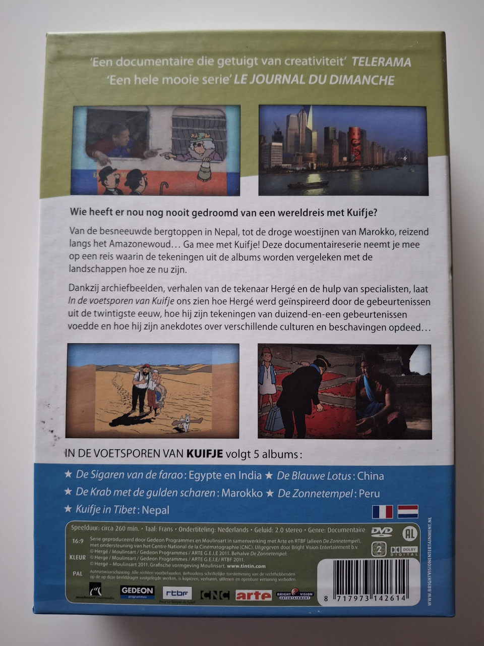 DVD's Kuifje: In de voetsporen van Kuifje