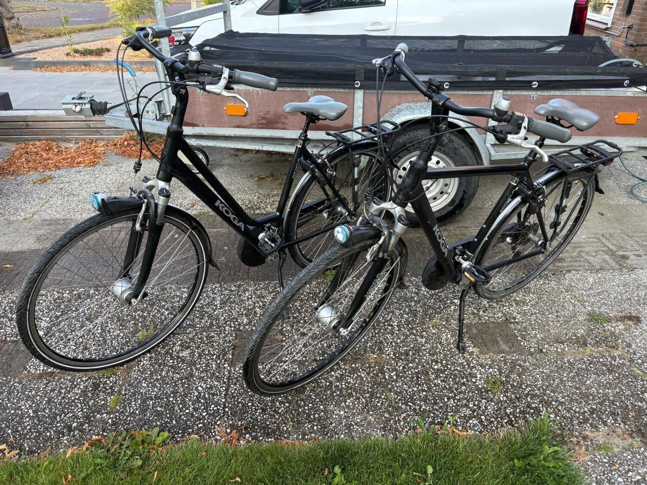 Koga Advance Solid Black 2 stuks, dame en heren fiets