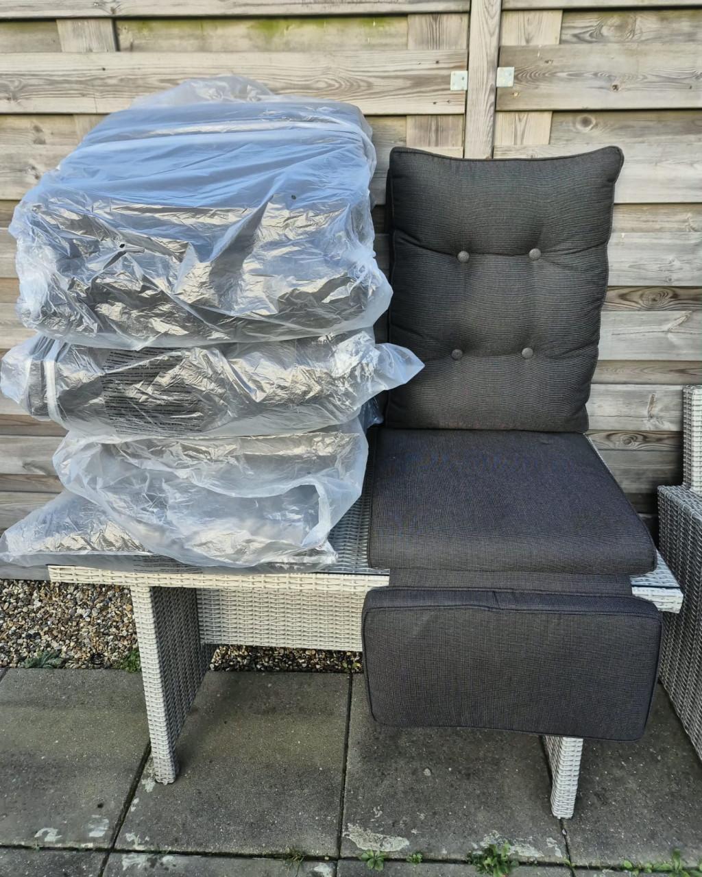 Loungestoel kussens (4 stuks)