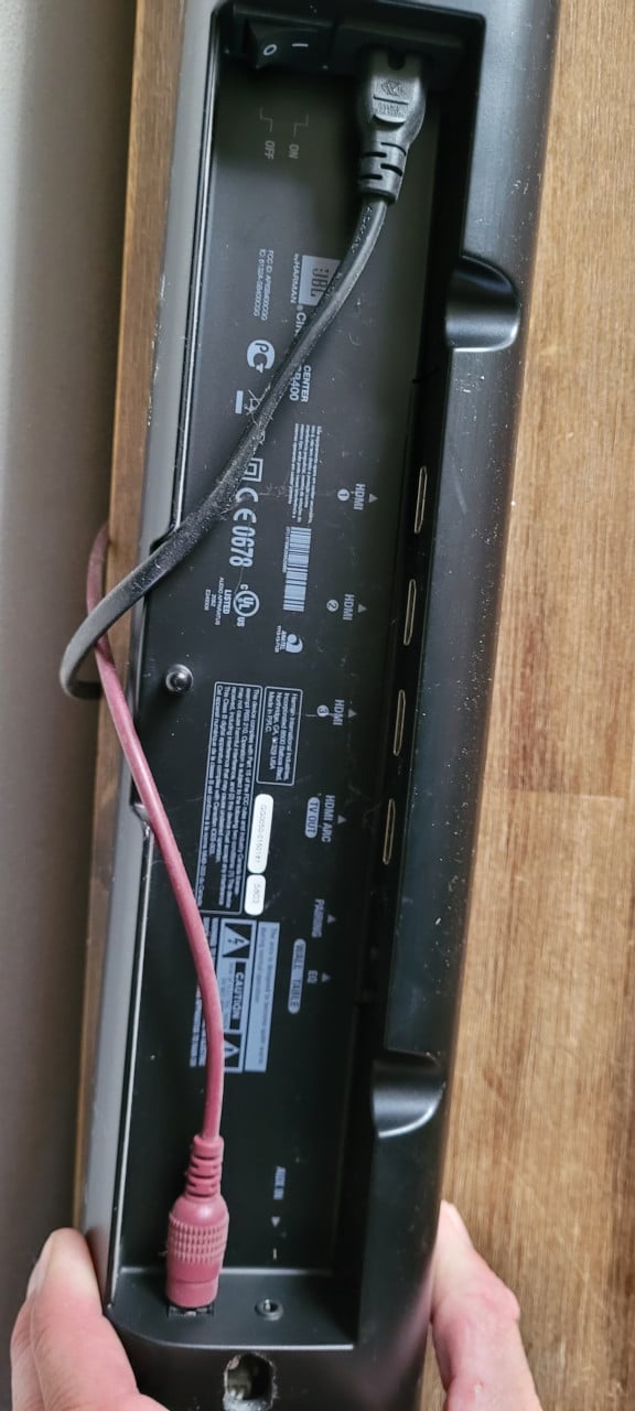 JBL soundbar met subwoofer