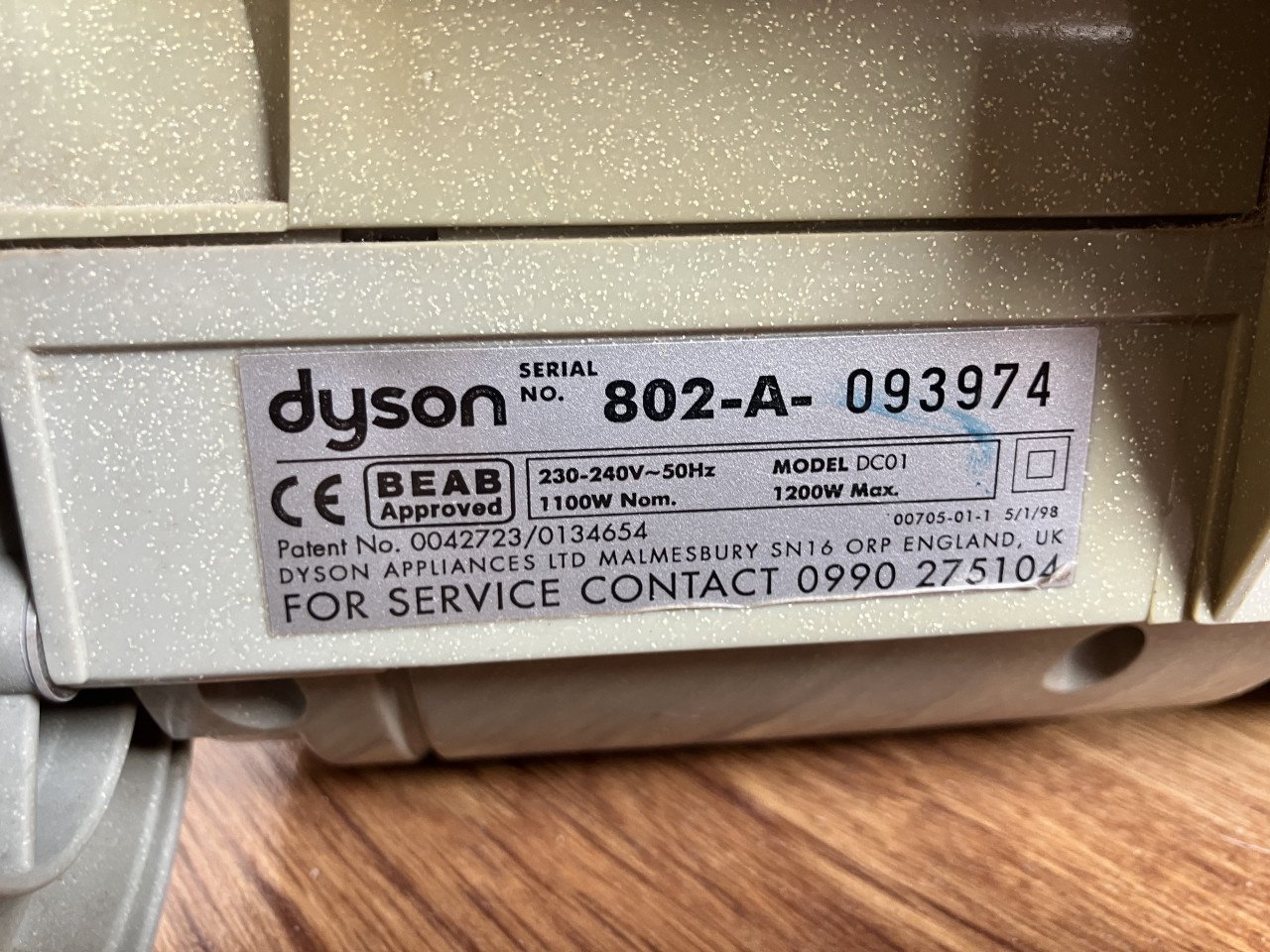 Dyson DC01 stofzuiger compleet en werkend