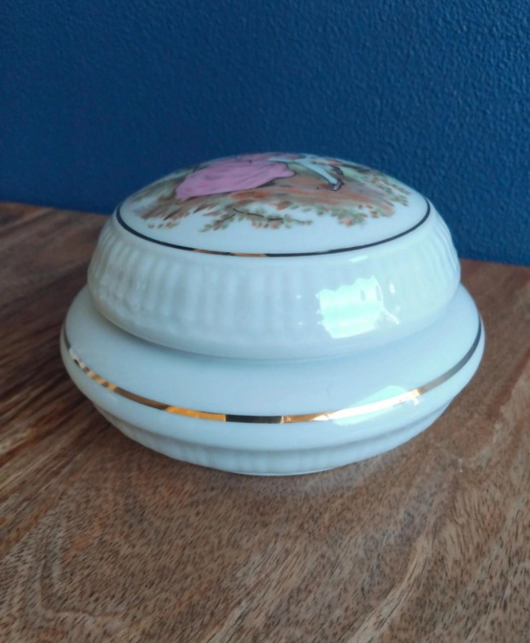 Vintage Porselein Deksel-schaaltje