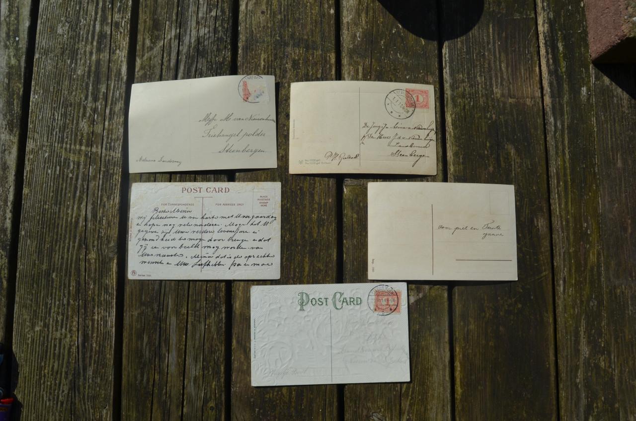 12 Ansichten Felicitatie/Nieuwjaar begin 20e eeuw.