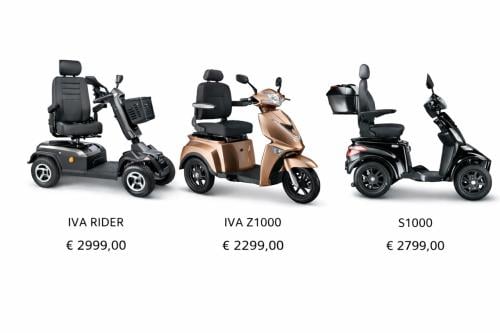 IVA Scootmobielen – S1000, Z1000, Rider en T3 bij Everywhere Mobility