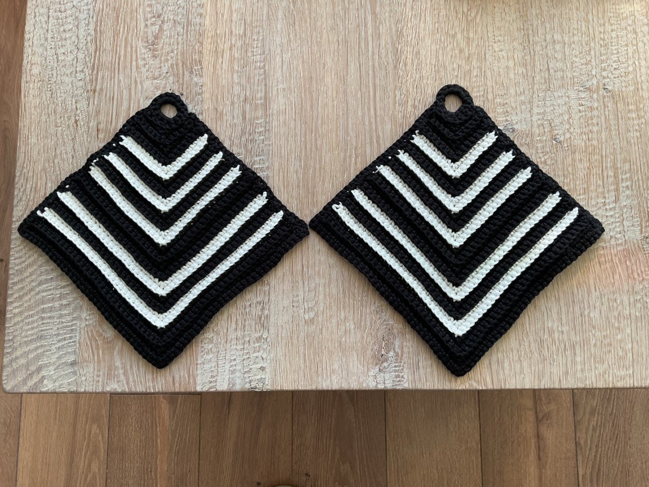 Gehaakte nieuwe Pannenlappen