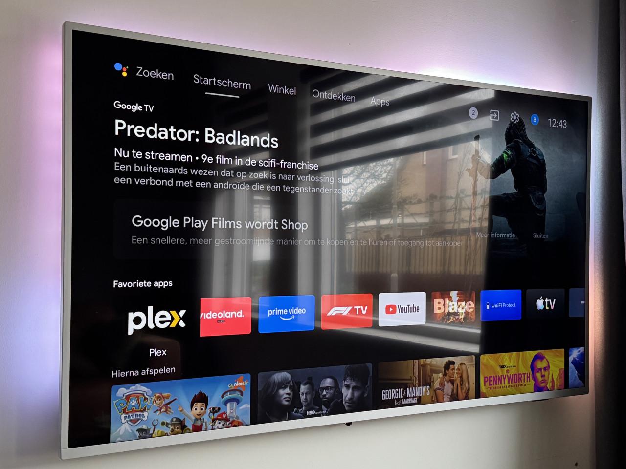 Philips 65PUS7304/12 – 65 inch 4K Ambilight TV – nette staat