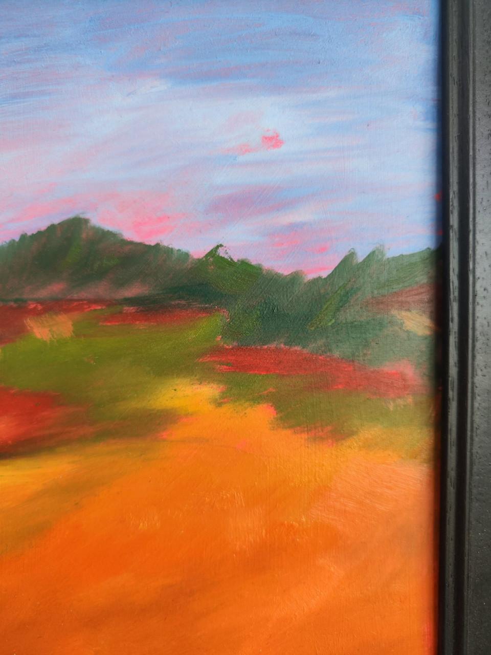 Schilderij Franse school (XX) - Calidez en el Campo