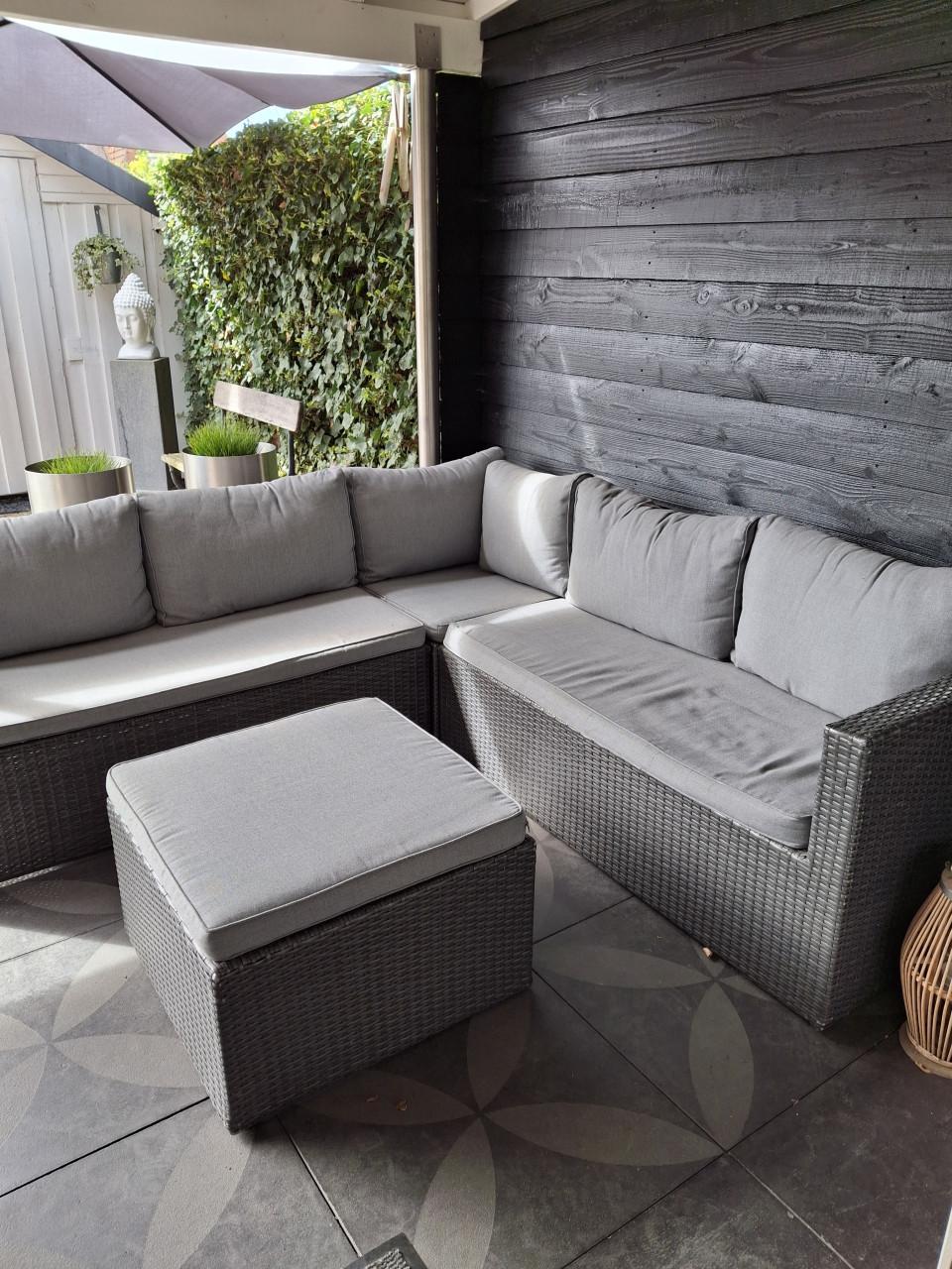 Lounge hoekbank tuin